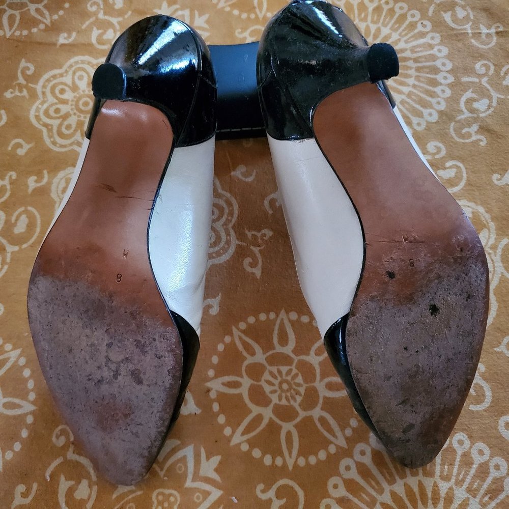 Perry Ellis B&W Retro Classics 8M Medium Heel - Picture 3 of 6